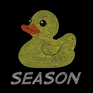 Rubber Duck - "Duck Season" Rhinestone Tee